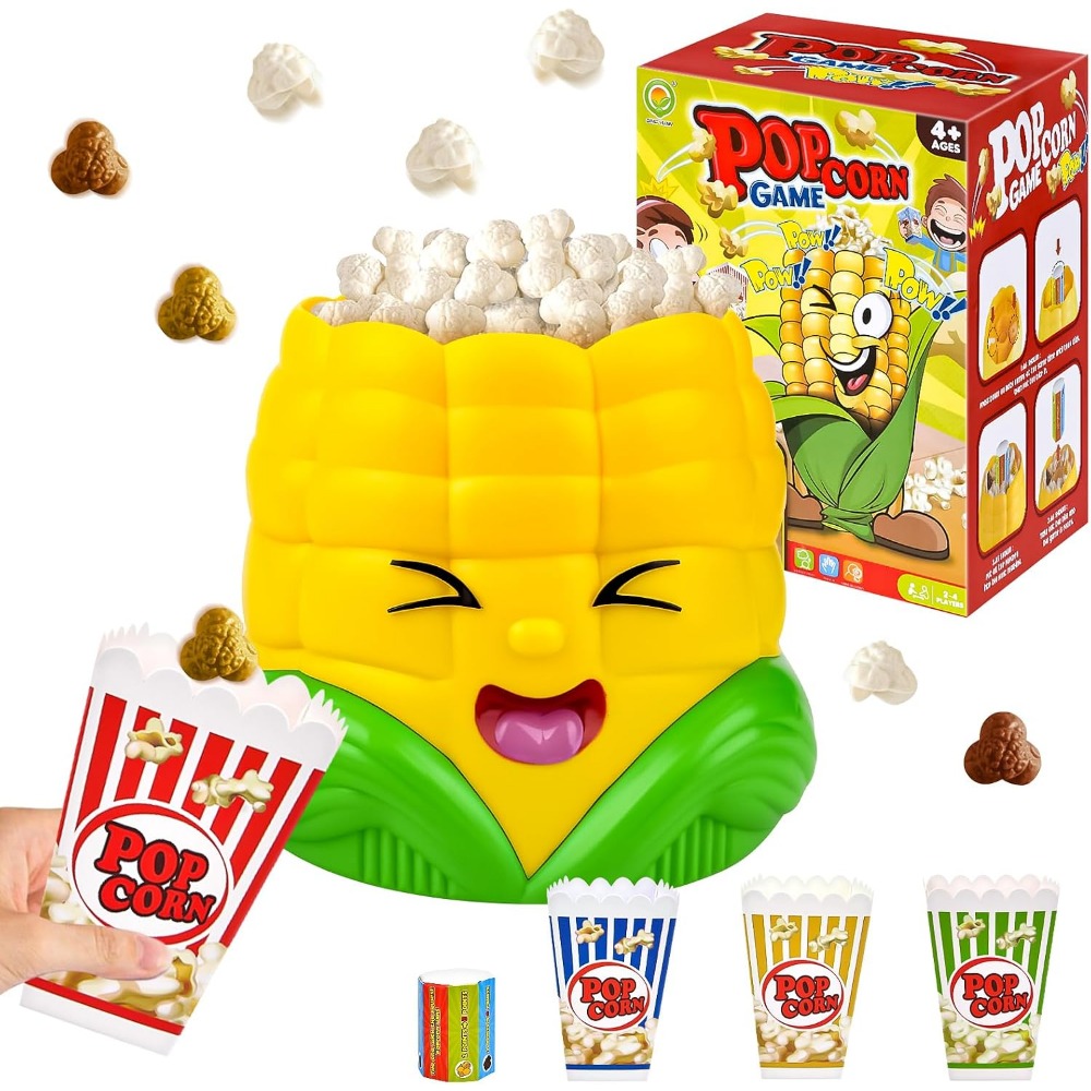 Party Games Night - Gry planszowe z popcornem, zabawki dla
