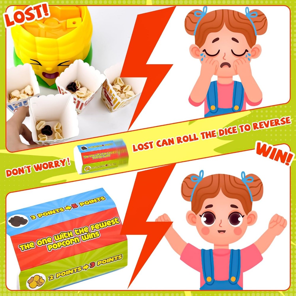 Gry planszowe z popcornem, zab – Party Games Night recenzja i cena